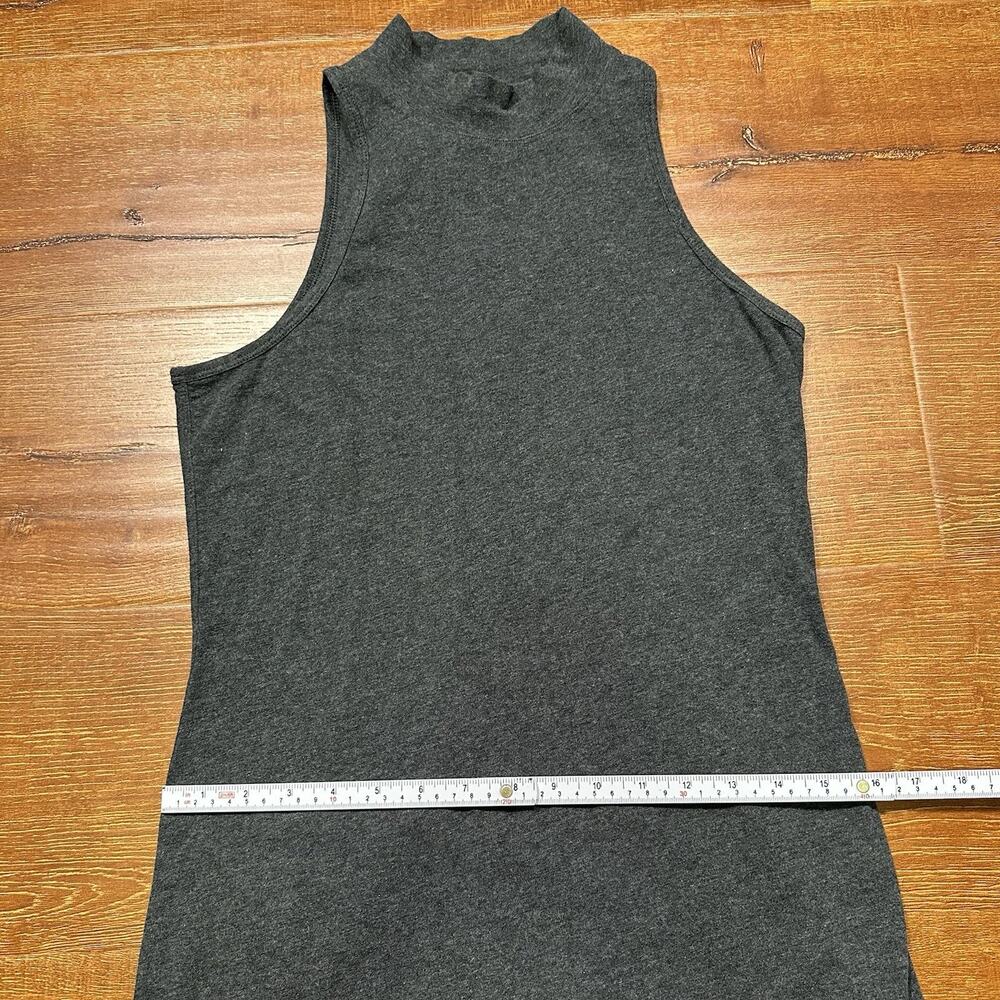 Kit And Ace Tank Dress Womens 8 Gray Sleeveless Crew Neck Cashmere Blend Luxury - Picture 8 of 14